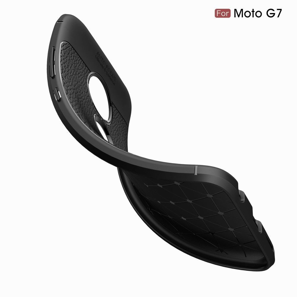 Cover Motorola Moto G7 Finishing Gel I Kunstlæder