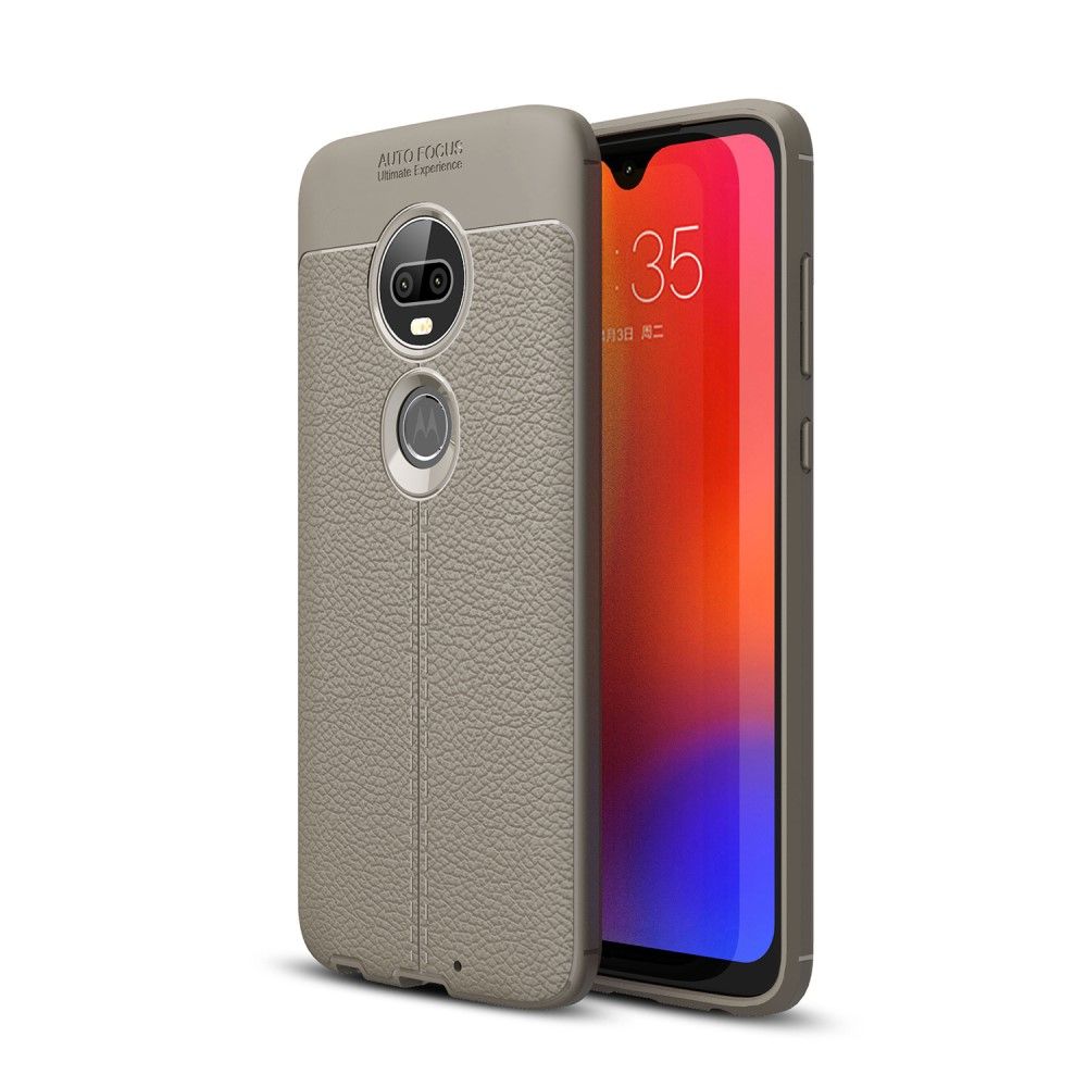 Cover Motorola Moto G7 Finishing Gel I Kunstlæder