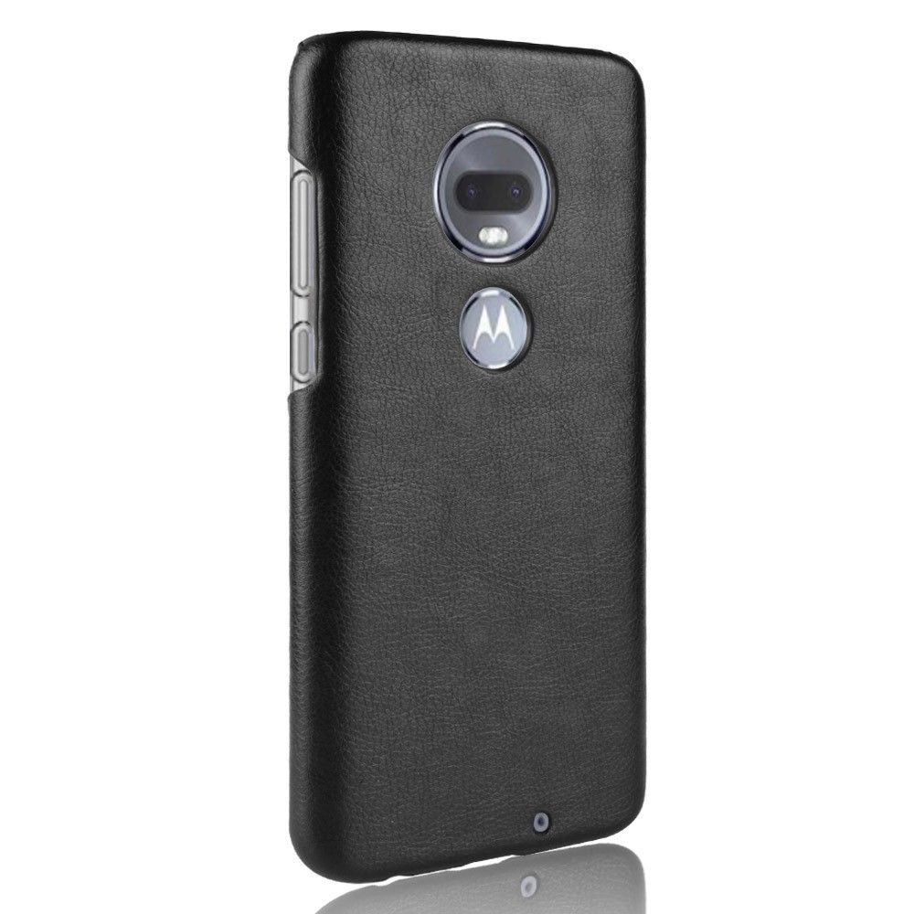 Cover Motorola Moto G7 Hemming Lædereffekt