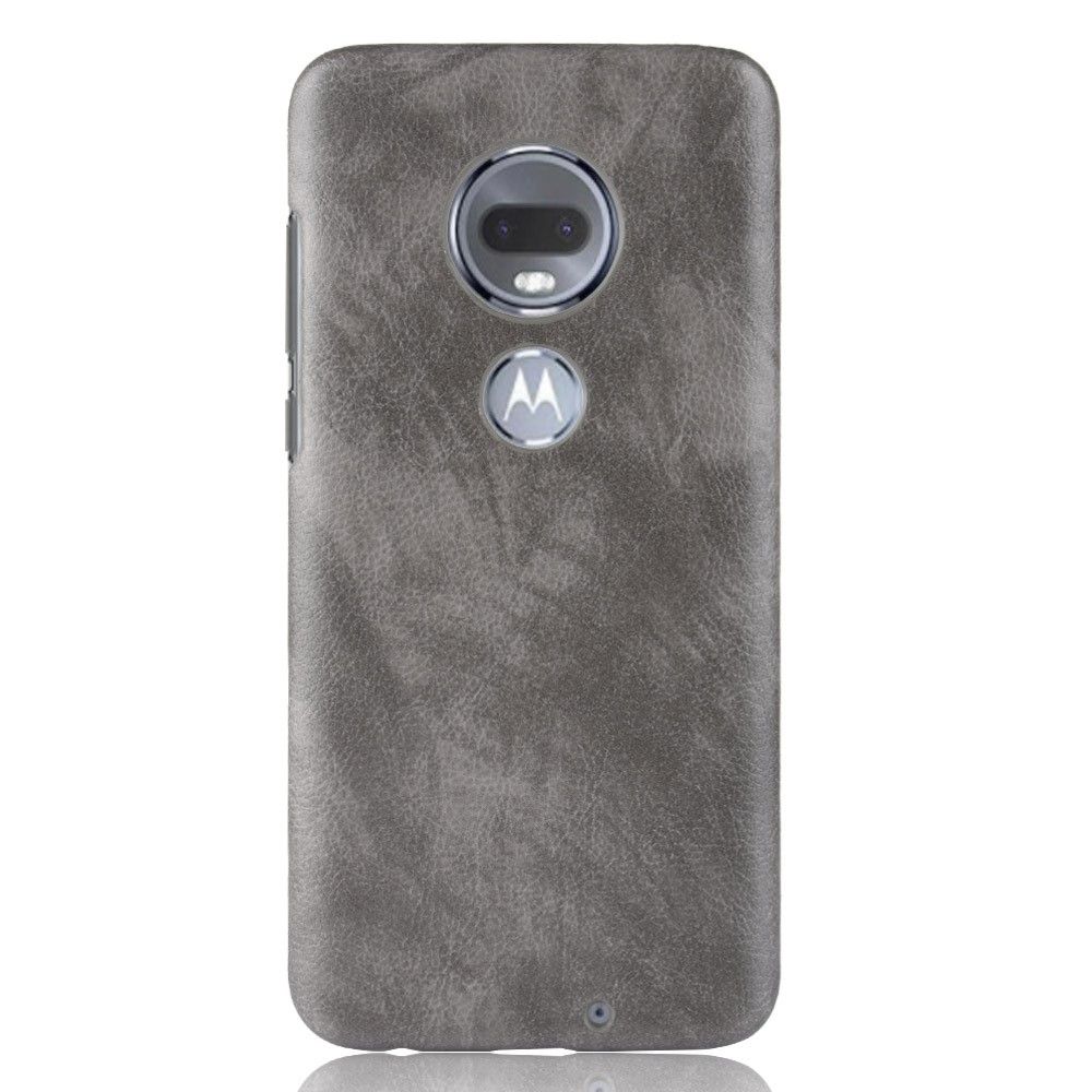 Cover Motorola Moto G7 Hemming Lædereffekt