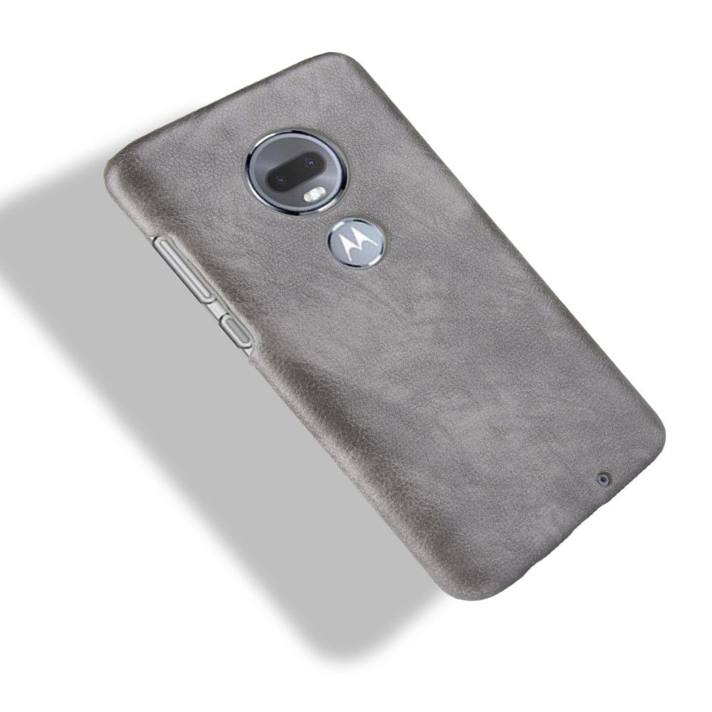 Cover Motorola Moto G7 Hemming Lædereffekt