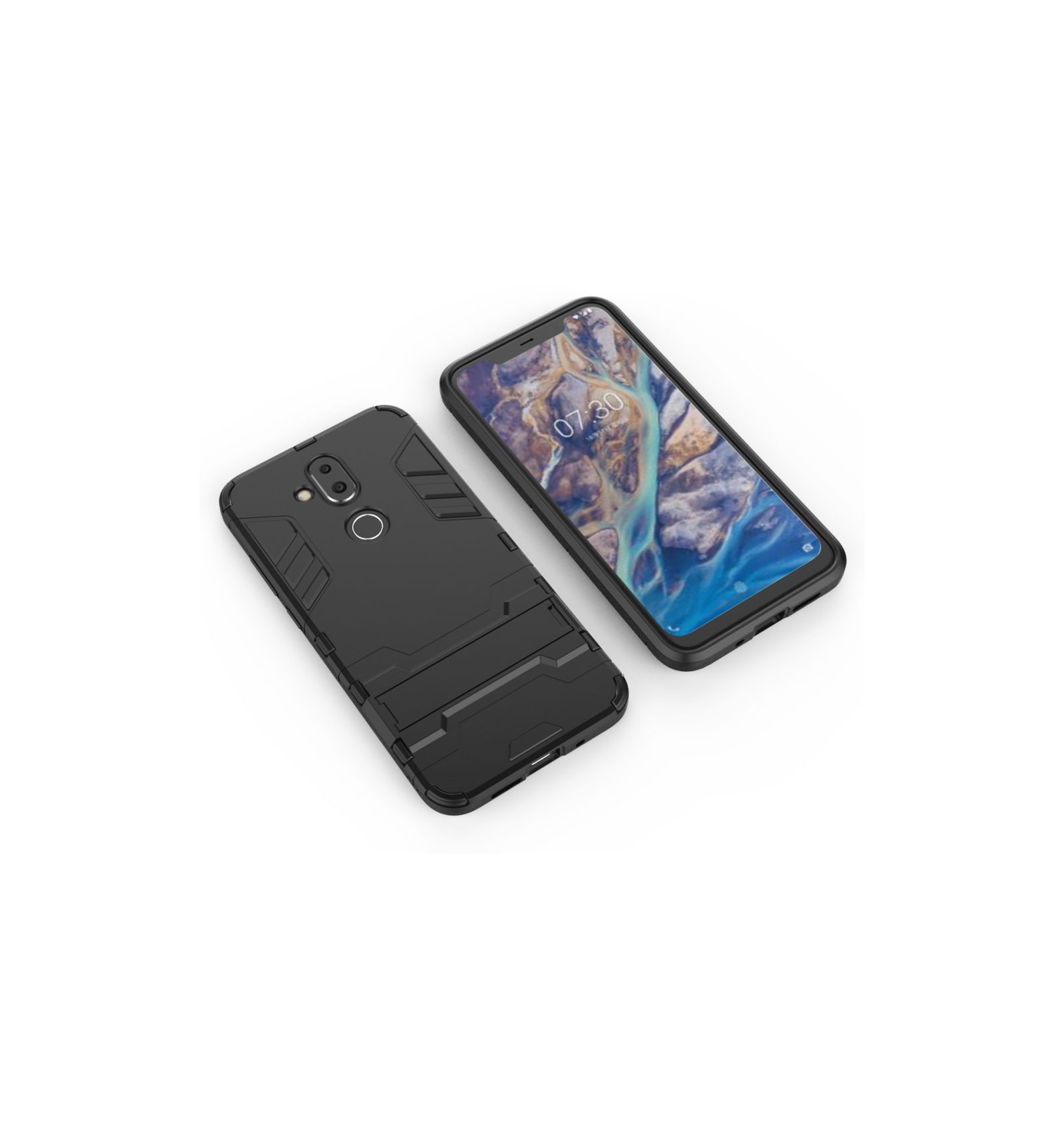 Cover Nokia 8.1 Cool Guard Stødsikker Med Integreret Stativ