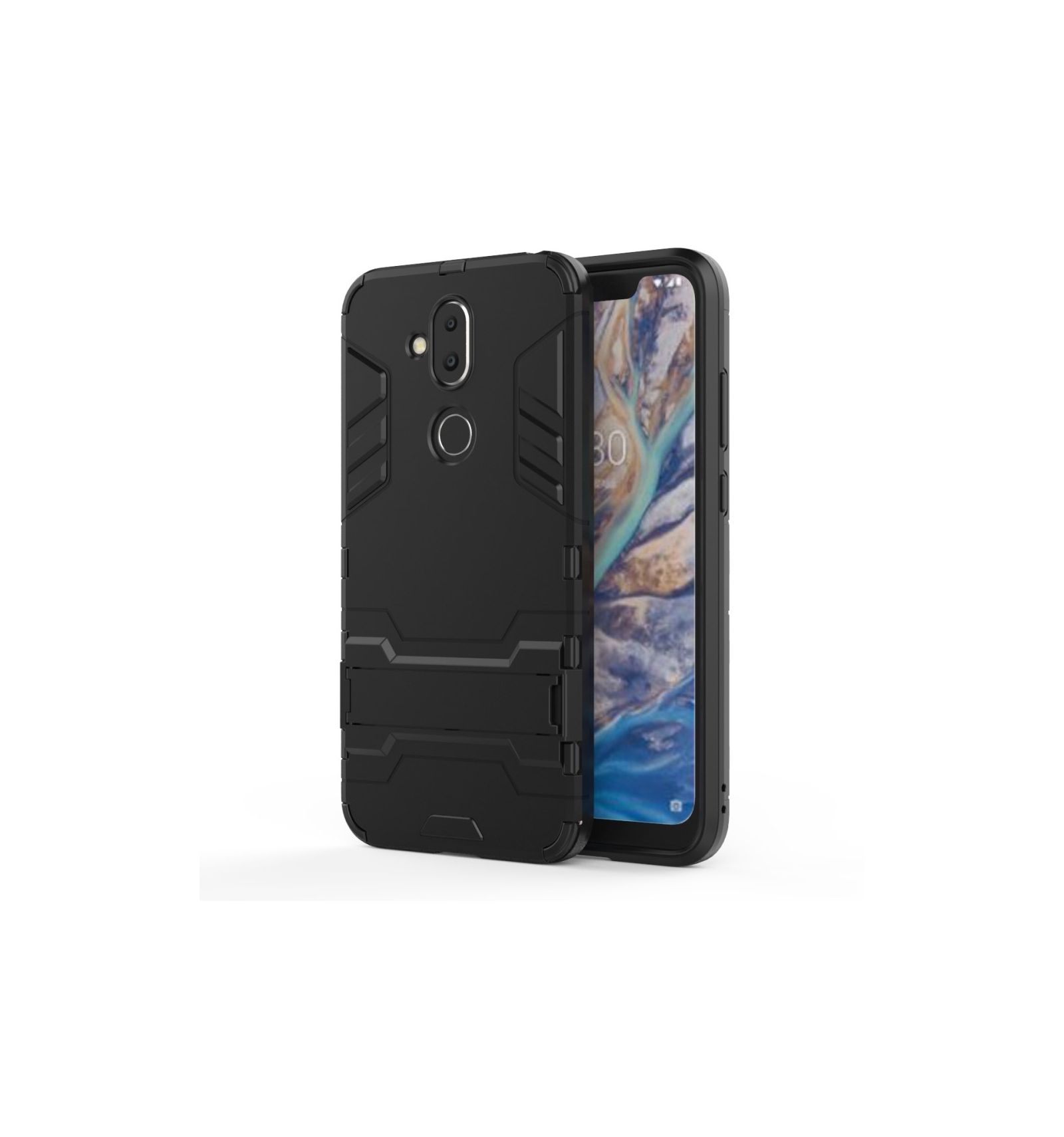 Cover Nokia 8.1 Cool Guard Stødsikker Med Integreret Stativ