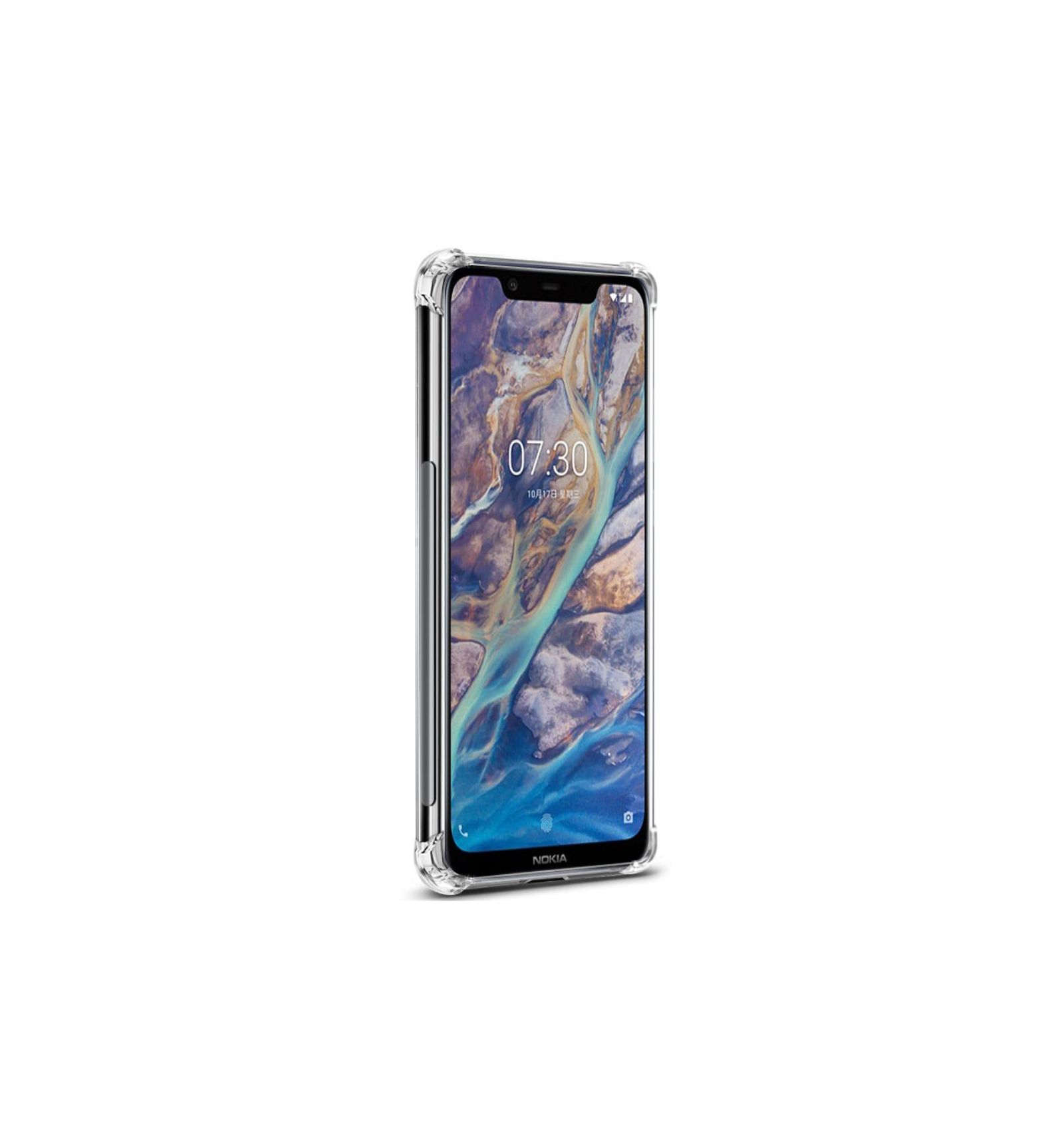 Cover Nokia 8.1 Transparent Klassebeskyttelse