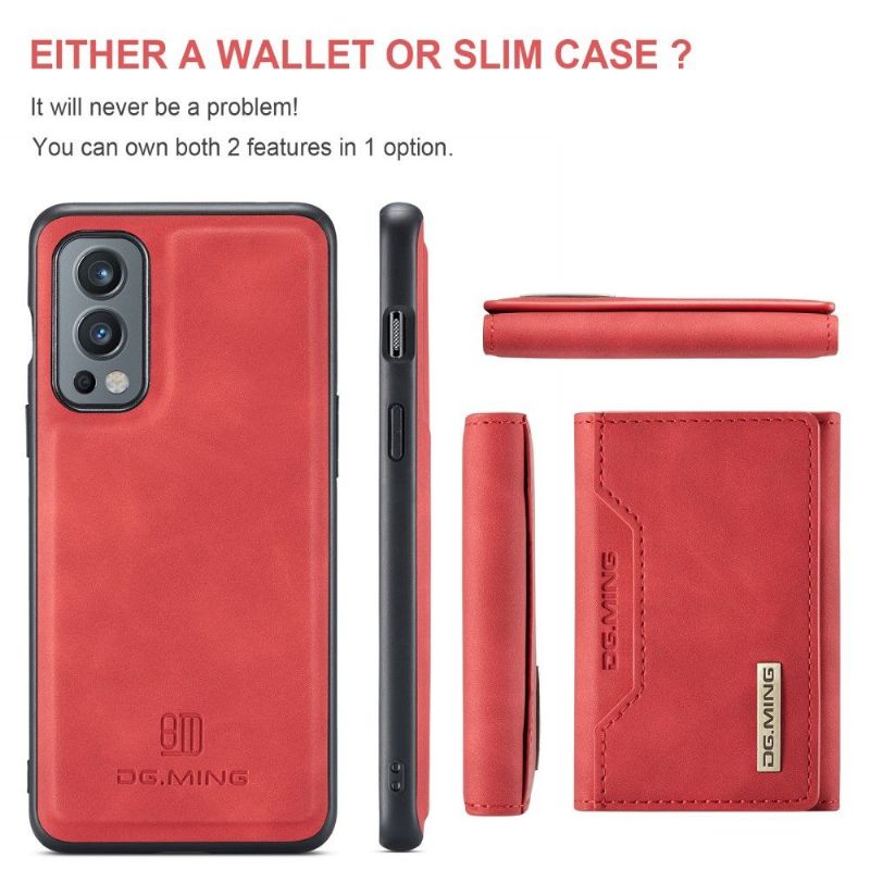 Cover OnePlus Nord 2 5G Anti-fald M2-serien Aftagelig Kortholder