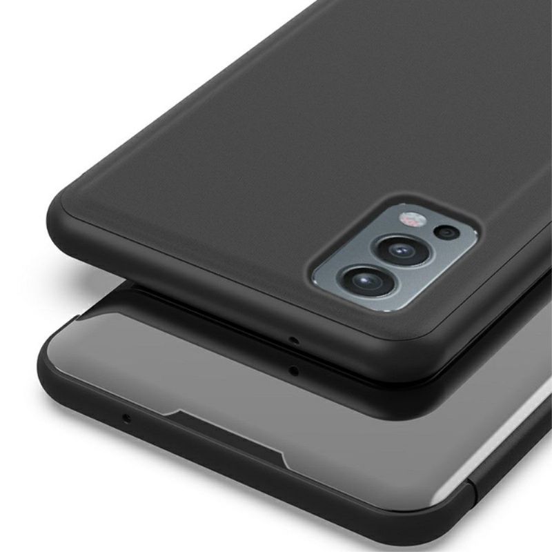 Cover OnePlus Nord 2 5G Flip Cover Spejleffekt