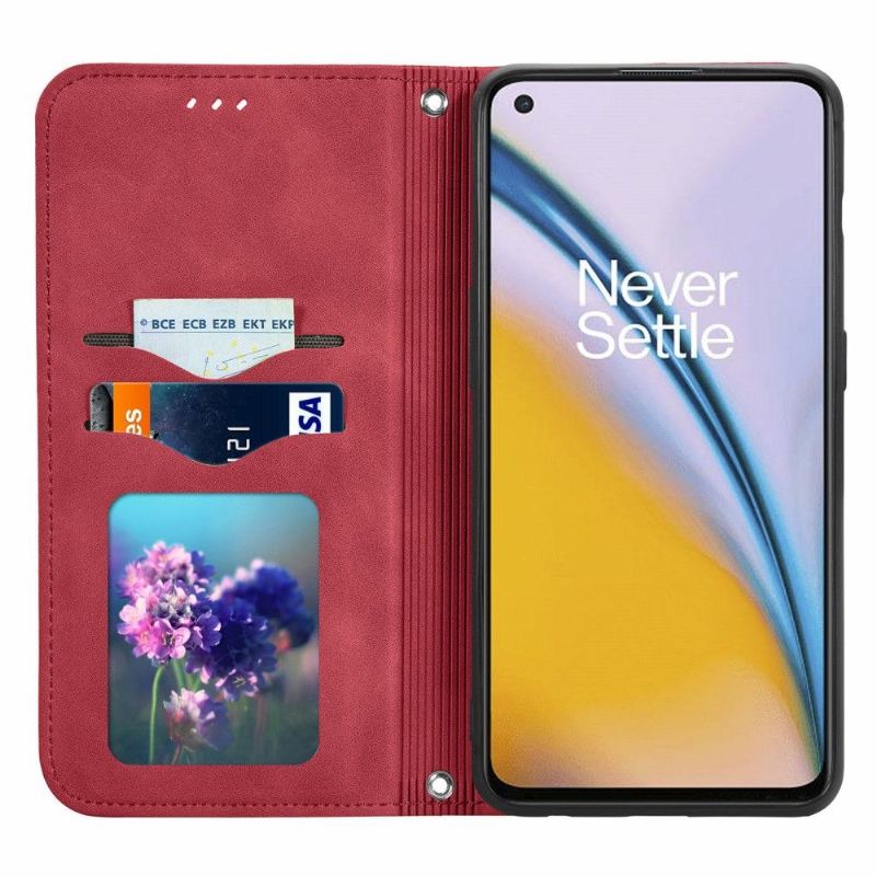 Flip Cover OnePlus Nord 2 5G Business Retro