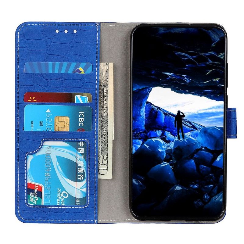 Flip Cover OnePlus Nord 2 5G Croc-imiteret Læder-look