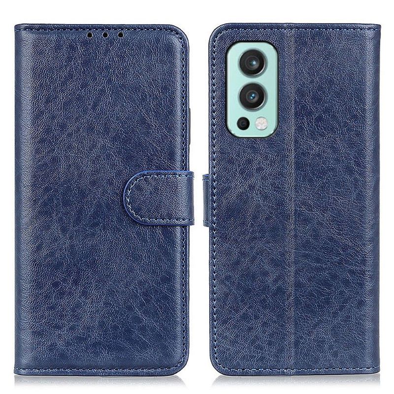 Flip Cover OnePlus Nord 2 5G Hemming Hind Protect Lædereffekt