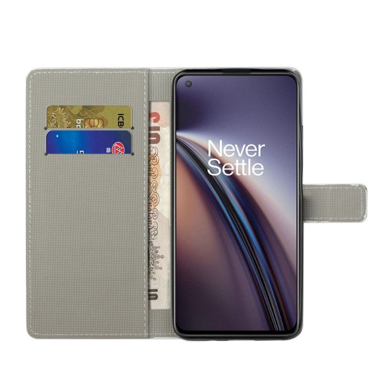 Flip Cover OnePlus Nord 2 5G Hemming Sovende Ugle