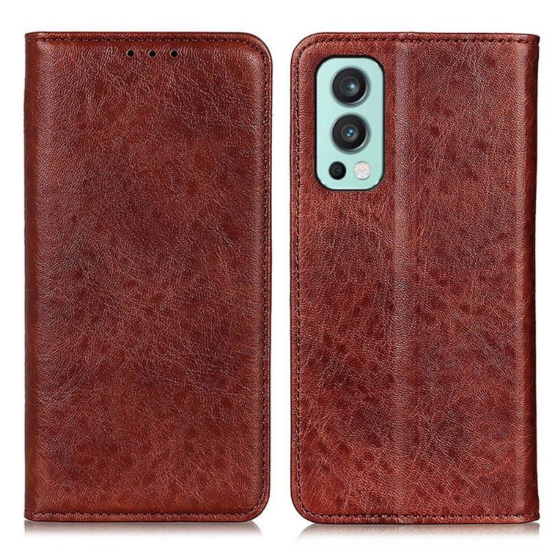 Flip Cover OnePlus Nord 2 5G Læder Cover Simone Aged