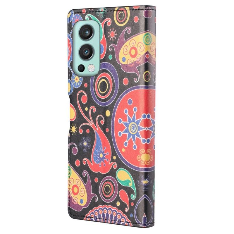 Flip Cover OnePlus Nord 2 5G Paisley Blomst