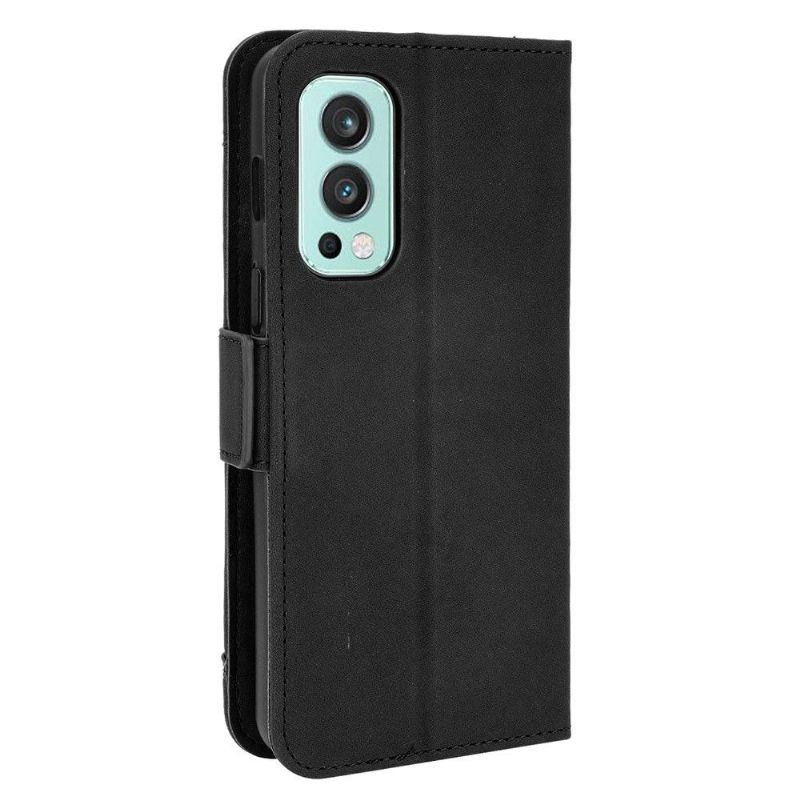 Læder Cover OnePlus Nord 2 5G Premium Med Kortholder