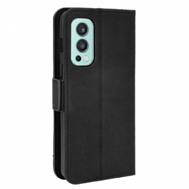 Læder Cover OnePlus Nord 2 5G Premium Med Kortholder