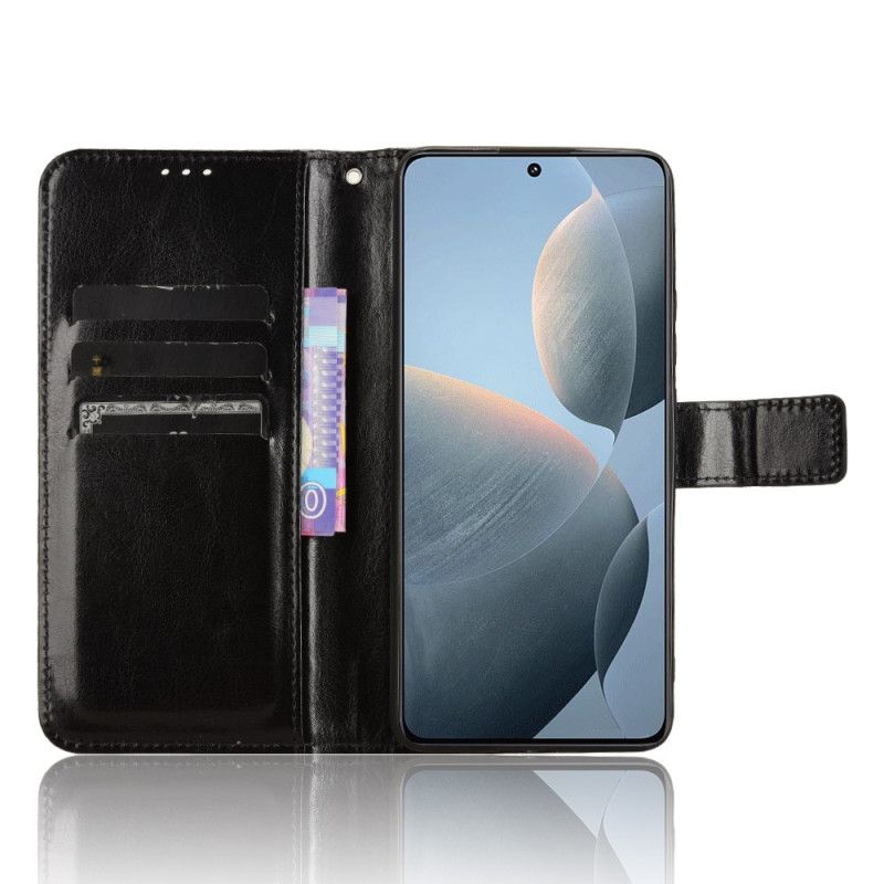 Flip Cover Poco X6 Pro 5g Prangende Kunstlæder Med Rem