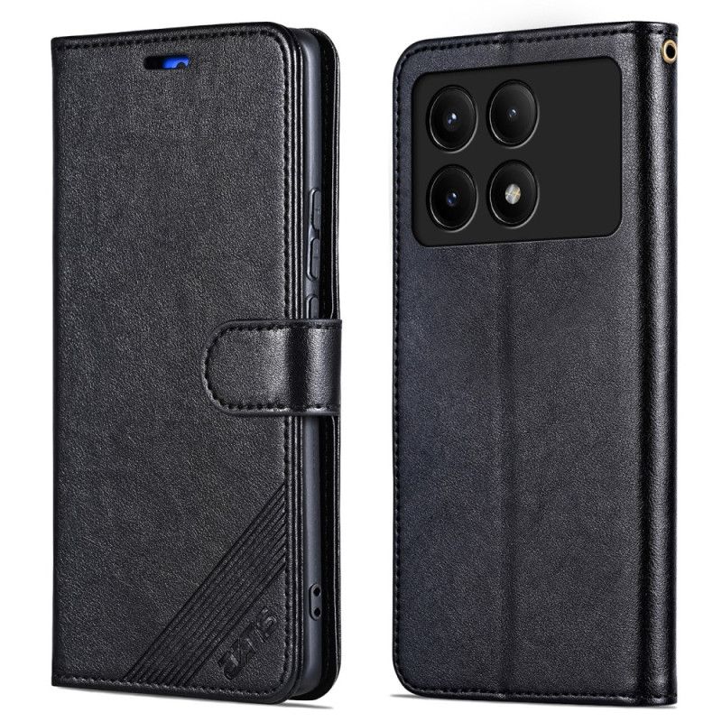 Læder Cover Poco X6 Pro 5g Telefon Etui Azns