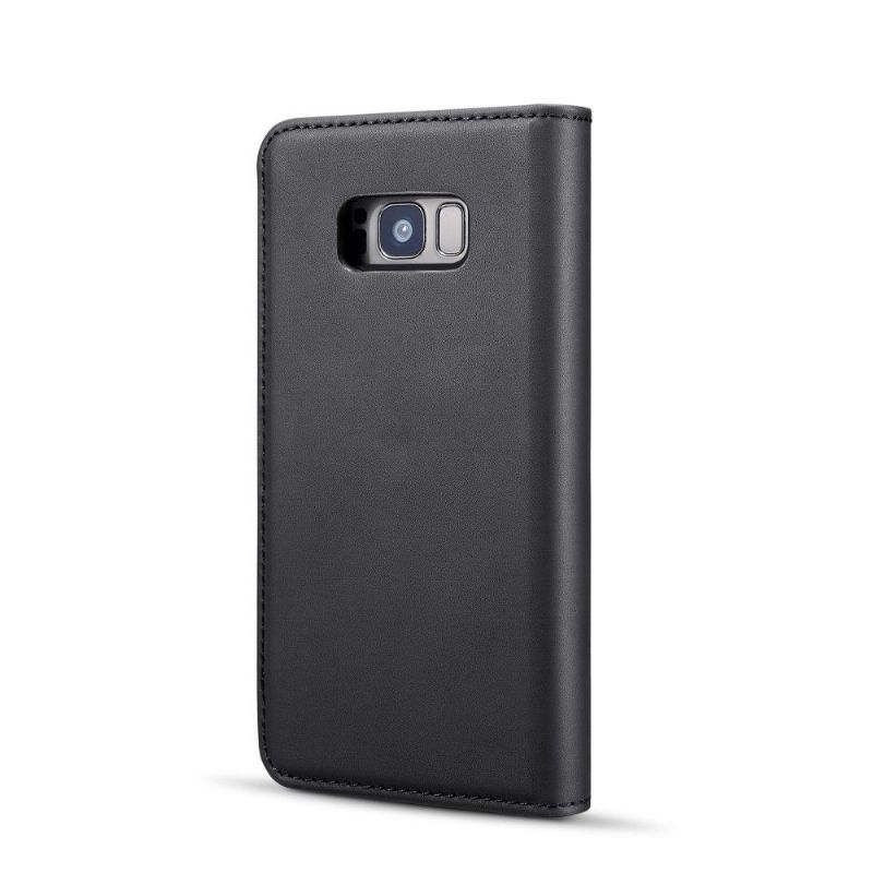 Cover Etui Samsung Galaxy S8 Hemming Læder Med Aftagelig Skal