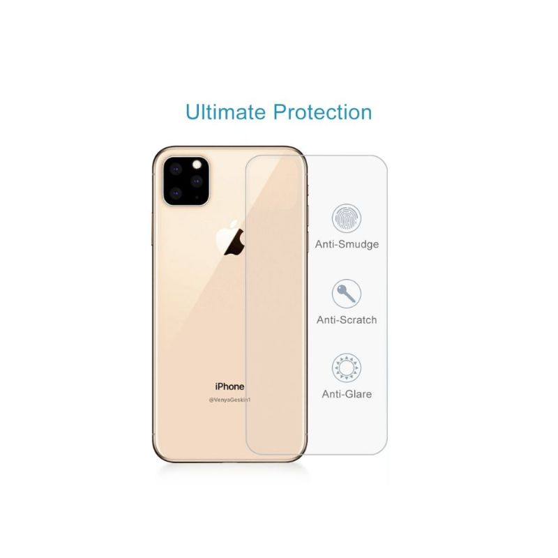 2 Bagcover Af Hærdet Glas Til iPhone 11 Pro