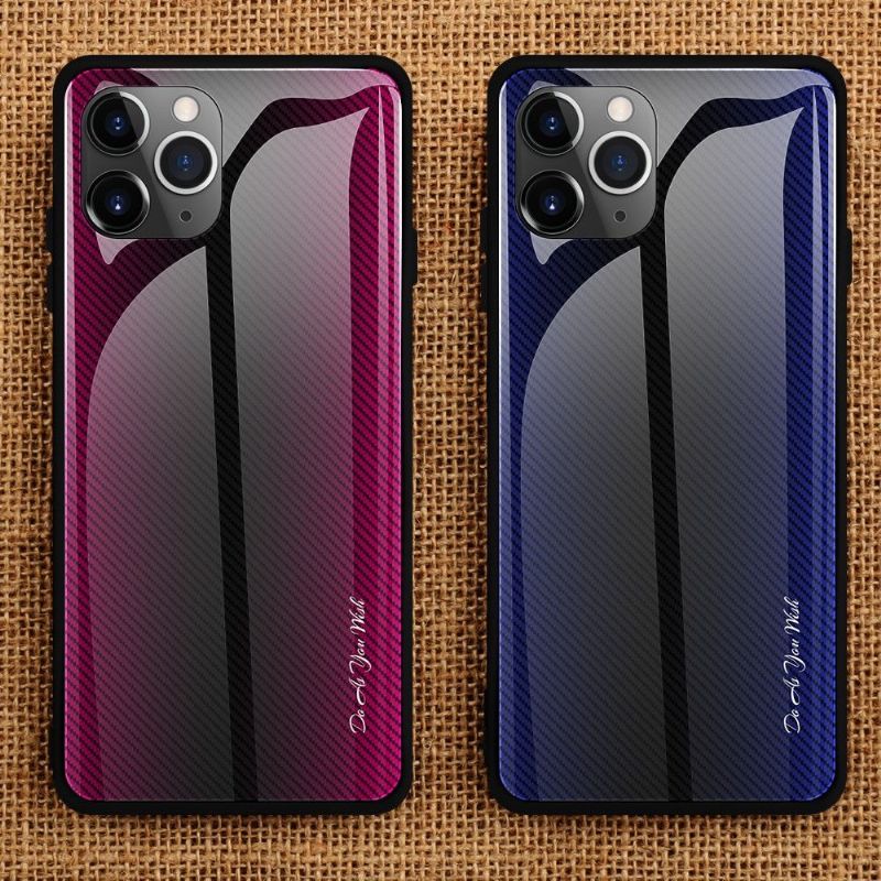 Cover iPhone 11 Pro Carbon Glas Bagside