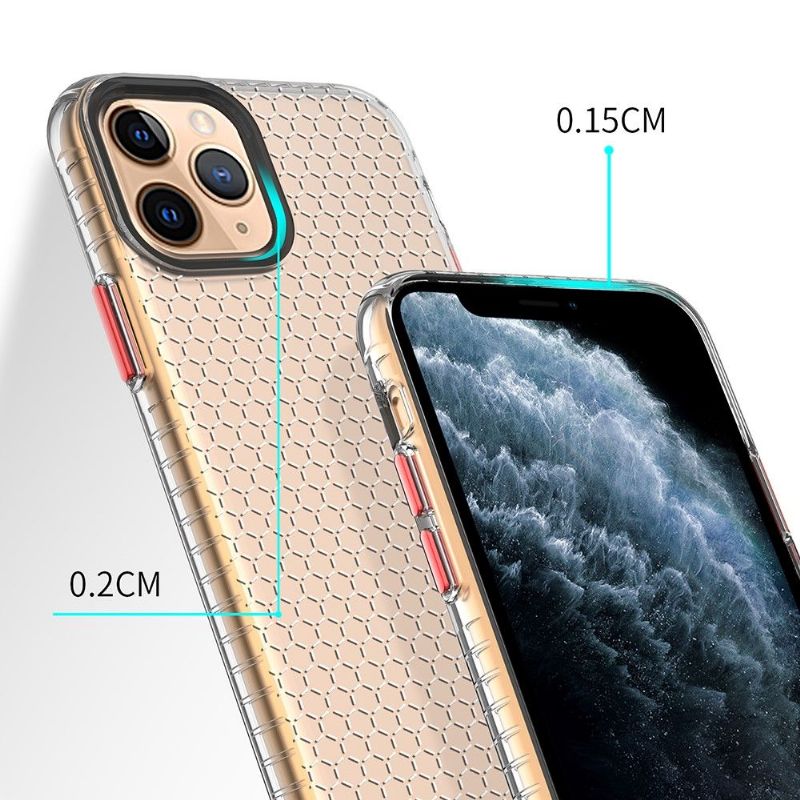 Cover iPhone 11 Pro Hemming Silikone Honeycomb