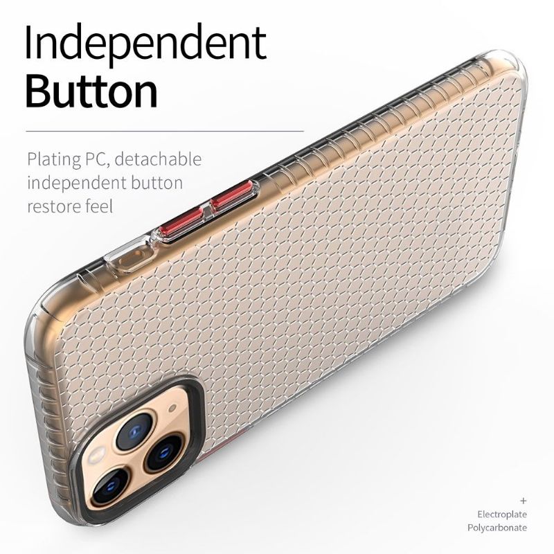 Cover iPhone 11 Pro Hemming Silikone Honeycomb