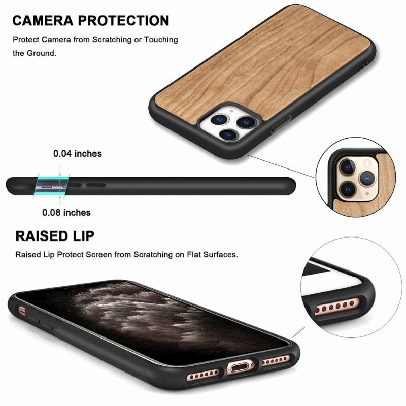 Cover iPhone 11 Pro Premium Træ