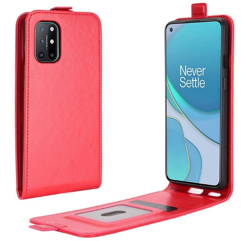 Flip Cover OnePlus 8T Læder Cover Lodret Imiteret Læder