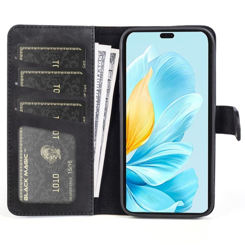 Flip Cover Honor 200 Lite Tofarvet Design