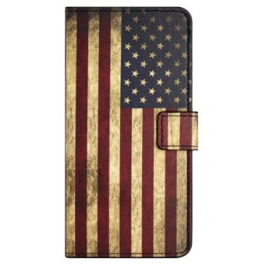 Flip Cover Honor 200 Lite Vintage Amerikansk Flag