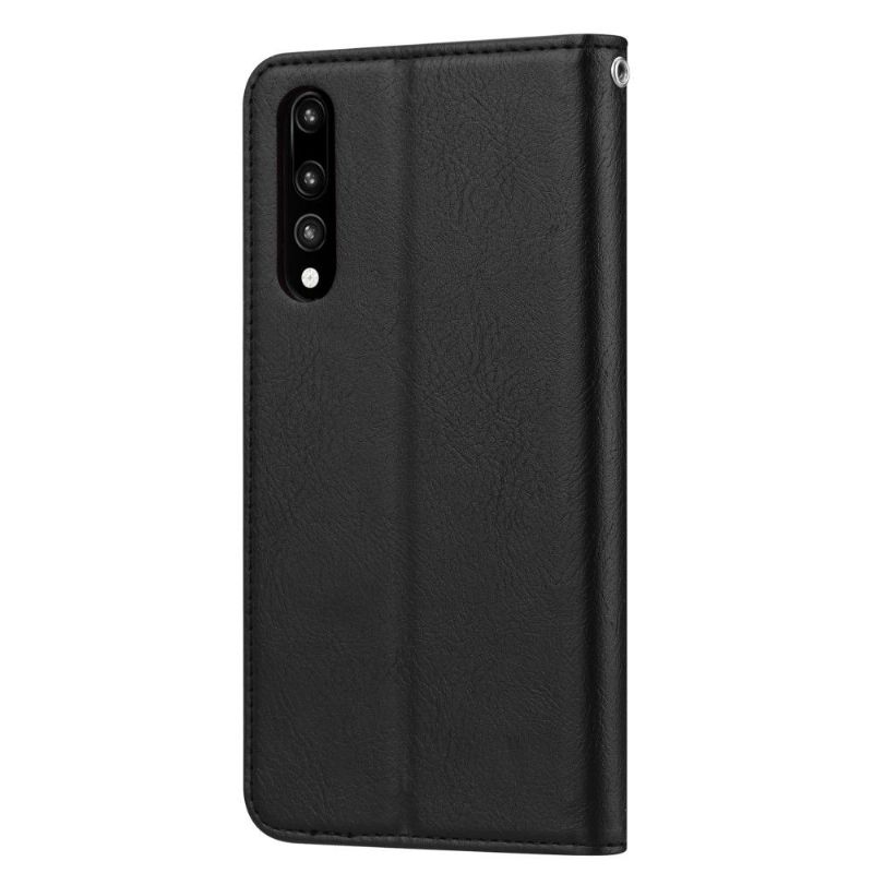 Etui Huawei P30 Anti-fald Læder Stand Taske