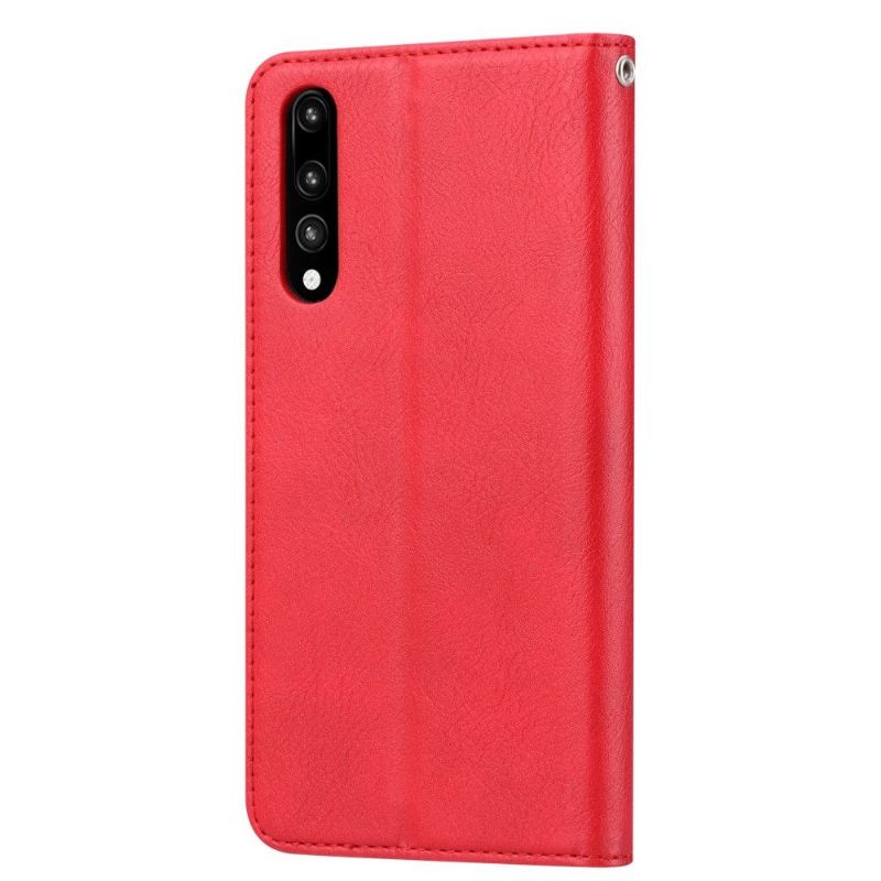 Etui Huawei P30 Anti-fald Læder Stand Taske