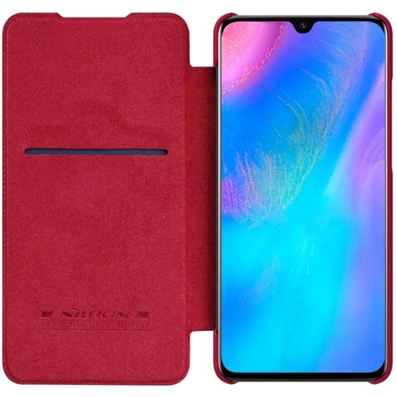 Etui Huawei P30 Nillkin Qin Imiteret Lædercover