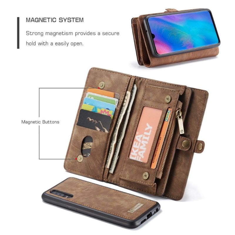 Flip Cover Huawei P30 Og Kortholder Cover - Brun