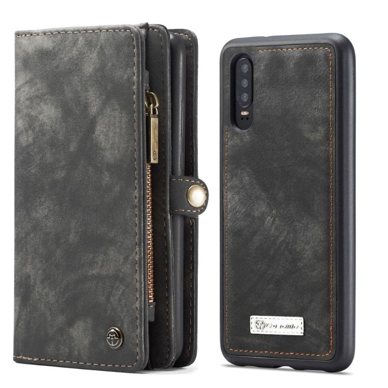 Flip Cover Huawei P30 Og Kortholder Cover - Sort