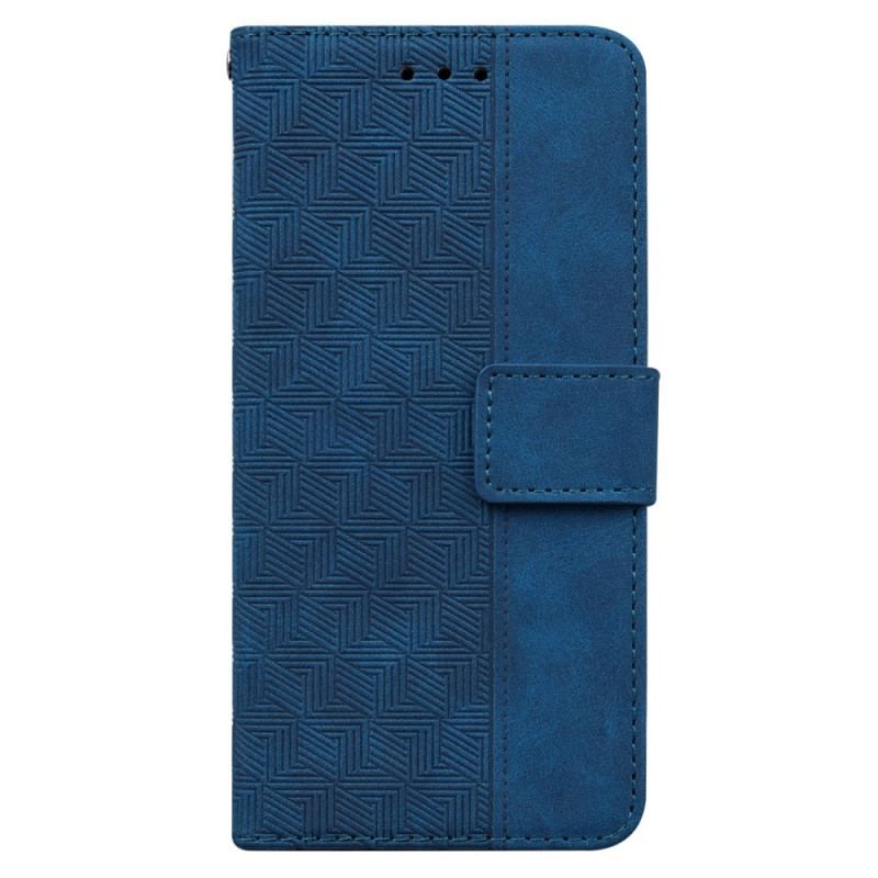 Flip Cover Google Pixel 7 Pro Med Snor Strappy Mønster