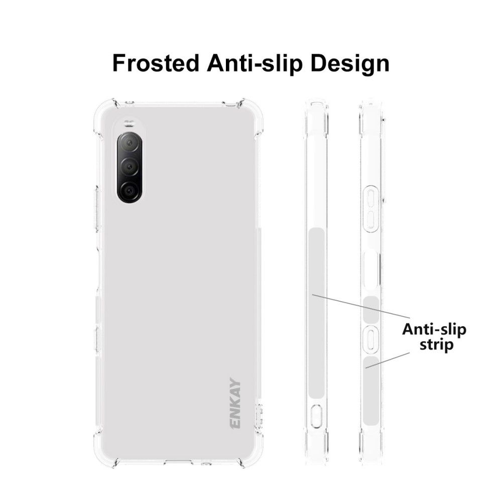 Cover Sony Xperia 10 III Beskyttelsessæt Enkay Clear