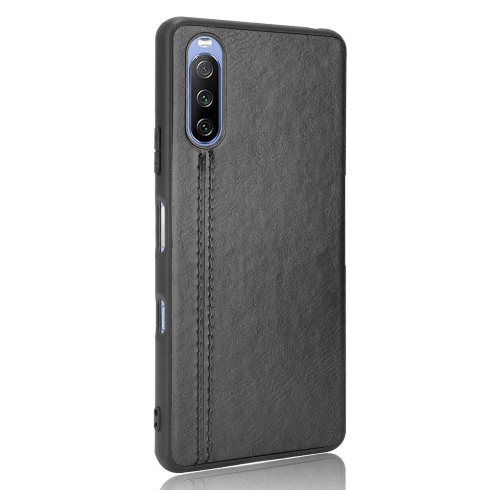 Cover Sony Xperia 10 III Lædereffekt