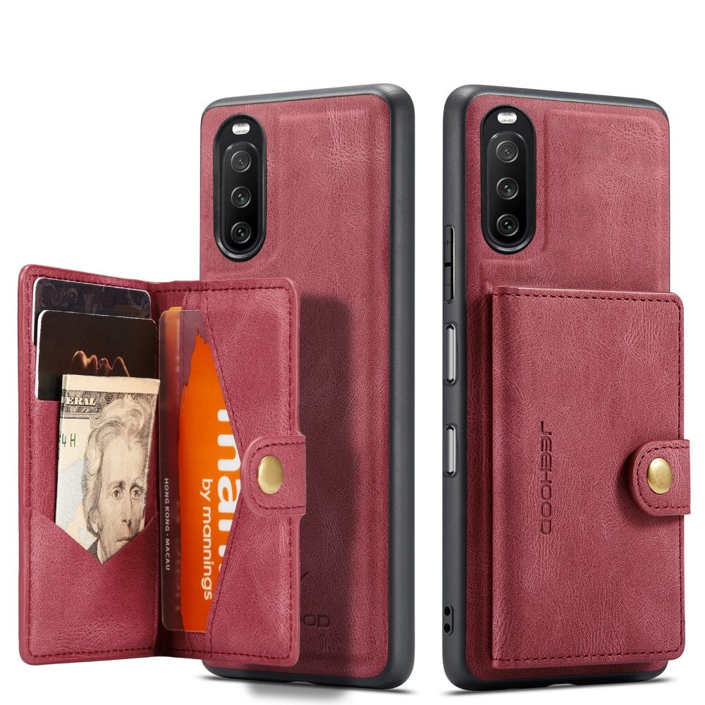 Cover Sony Xperia 10 III Med Magnetkortholder