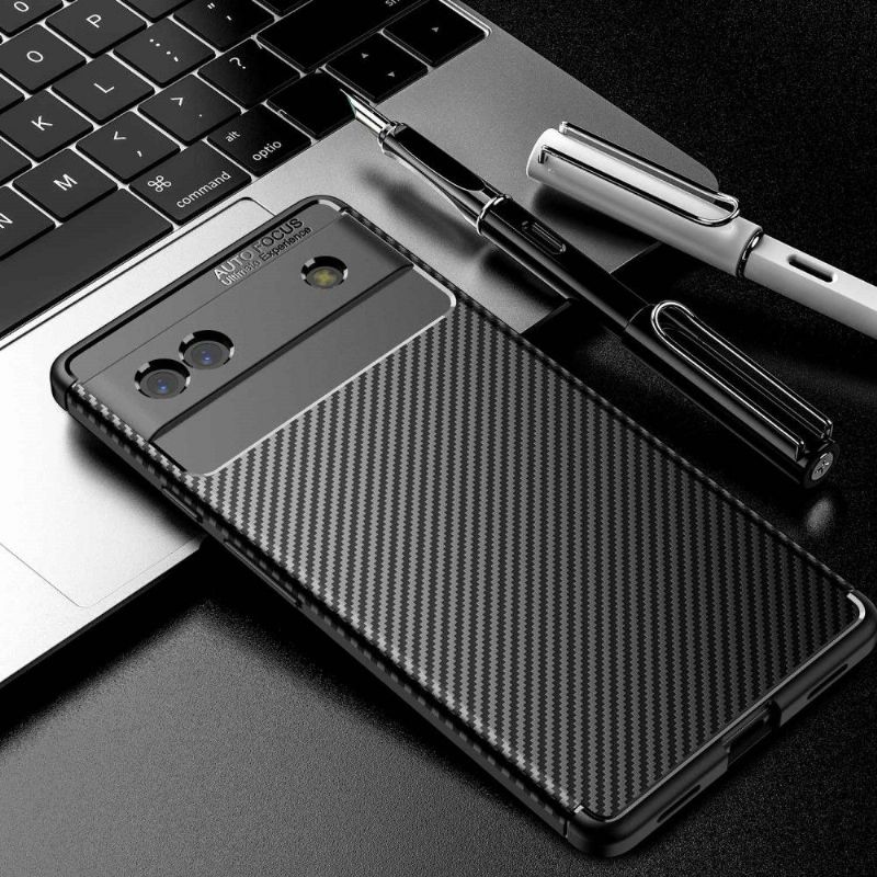 Cover Google Pixel 6a Carbon Fiber Style