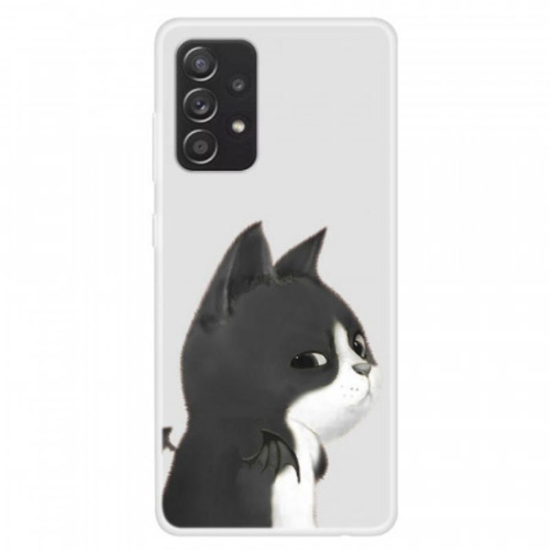 Cover Samsung Galaxy A13 Djævel Kat