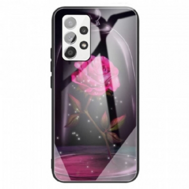 Cover Samsung Galaxy A13 Magic Pink Hærdet Glas