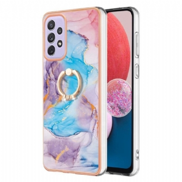 Cover Samsung Galaxy A13 Marmor Med Ringstøtte