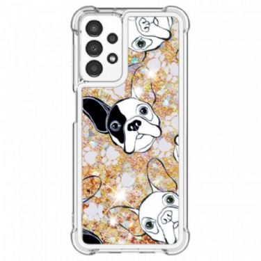 Cover Samsung Galaxy A13 Mr Hunde Pailletter