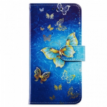 Flip Cover Samsung Galaxy A13 Flugt Af Sommerfugle