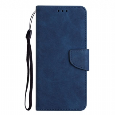 Læder Cover Samsung Galaxy A13 Med Snor Strappy Vintage Stil