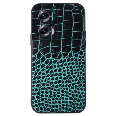 Cover Poco X4 GT Ægte Crocodile Texture Læder