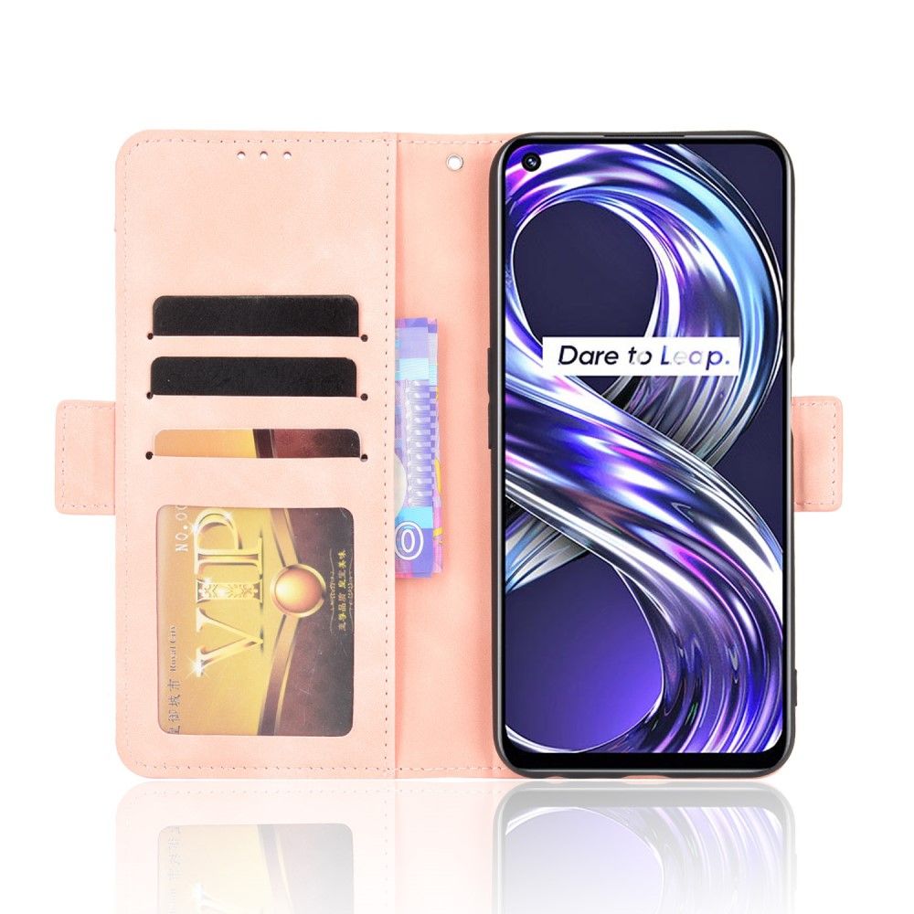 Flip Cover Realme 8i Anti-fald Premium Med Kortholder