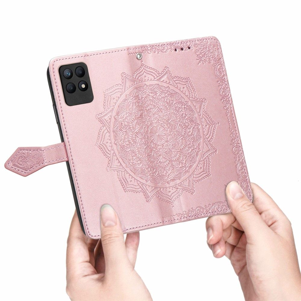 Flip Cover Realme 8i Mandala Relief I Kunstlæder