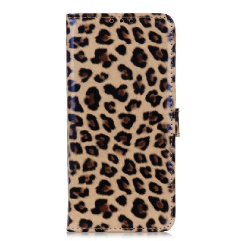 Flip Cover Motorola Edge 40 Pro Leopard