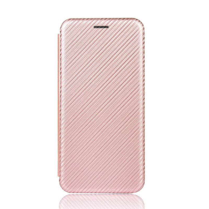 Cover Asus Zenfone 7 / 7 Pro Flip Cover Silikone Carbon